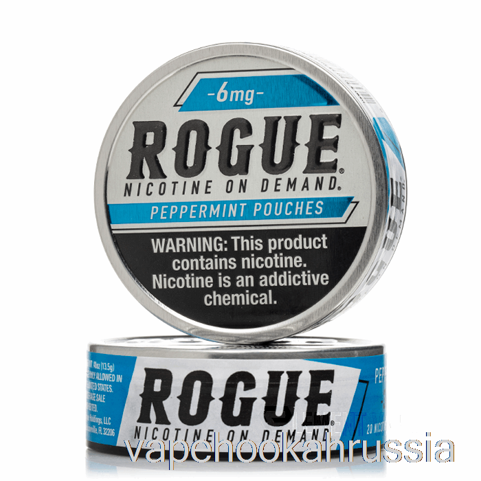 Vape Russia Rogue никотиновые пакетики - мята перечная 3 мг (5 упаковок)